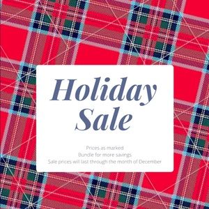 Holiday Sale!! More items being added